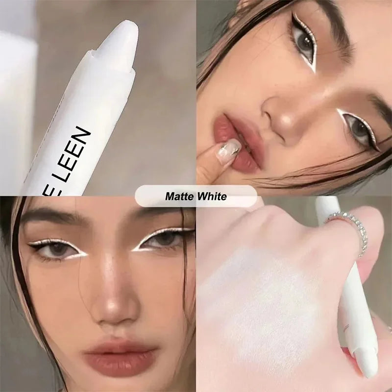 Pearlescent Eye Shadow Pen Glitter Eyeline Waterproof No smudging Highlight Eyeshadow Penlic Silkworm Liner Pen Shimmer Cosmetic