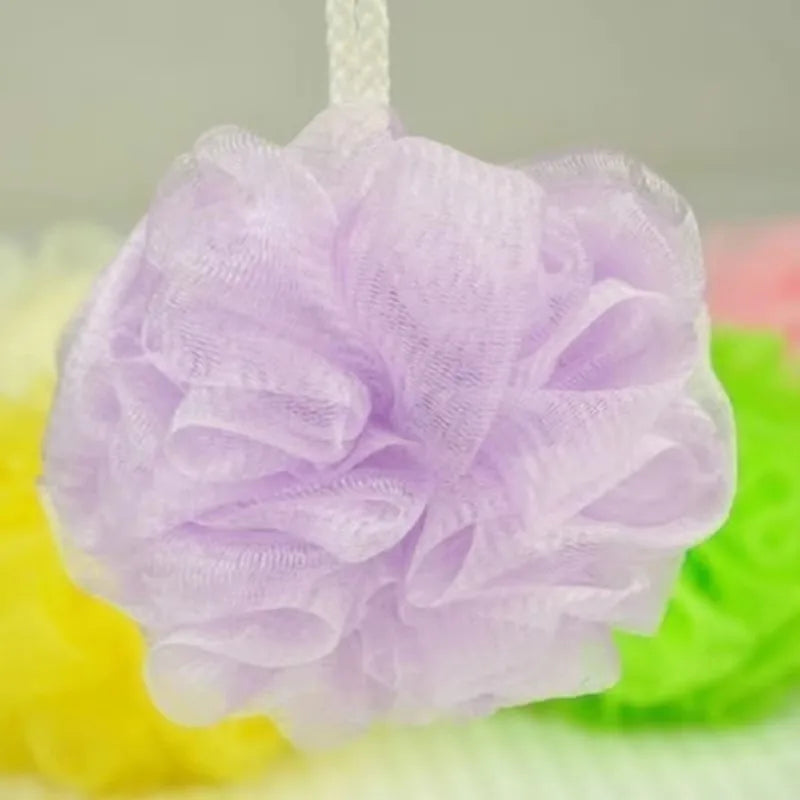 10Pc Color Random Bath Shower Soap Bubble Body Wash Exfoliate Puff Sponge Mesh Net Ball Bath Brushes Random Color