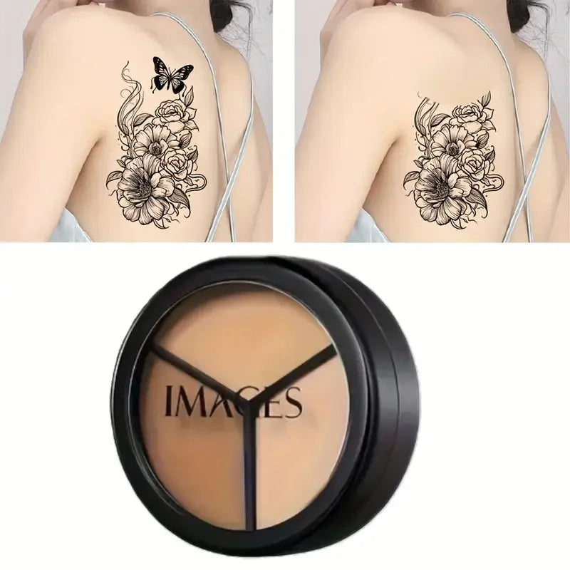 3 In 1 Concealer Palette For Blemishes Dark Circles And Contouring All Skin Types Flawless Coverage