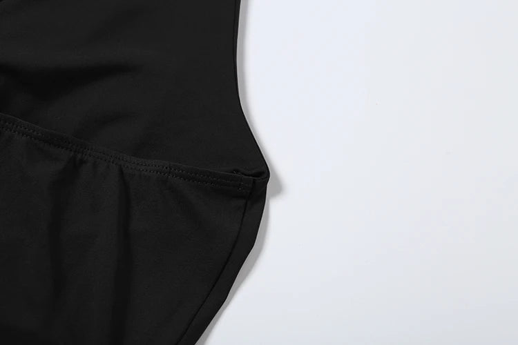 Weird Puss Metal Snake Halter Camisole Women Swing Collar Elegant Backless Summer Trend Beach Vacation Party Clubwear Tank Tops
