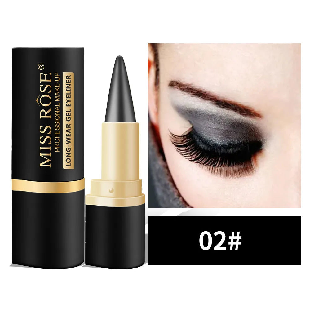 Abay Eye Shadow and Eyeliner Pencil - Waterproof Natural Black 2.5g