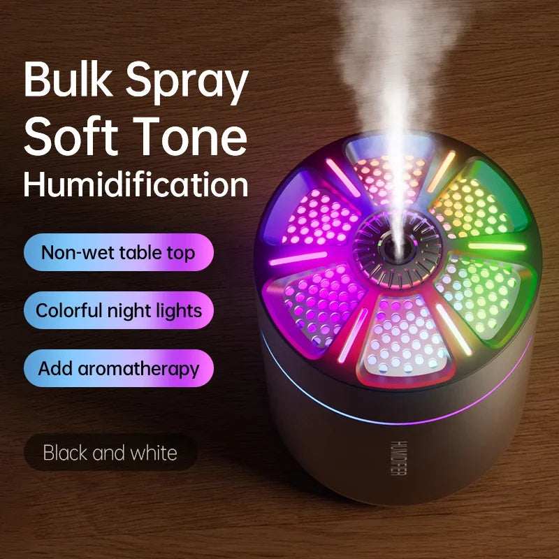Aroma Diffuser Air Humidifier - 180ML Essential Oil Diffuser LED