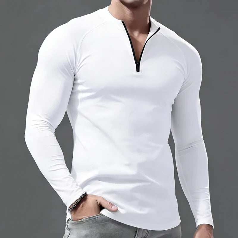 Men's Compression Long Sleeve T-Shirt - Stretchable Athletic Top