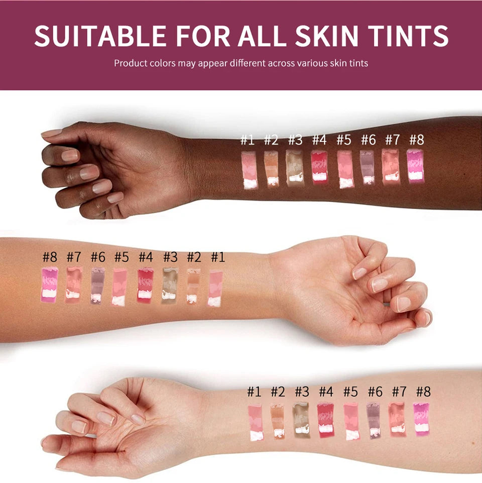 Soft Tube Lip Balm Long-lasting Moisturizing Lipstick Transparent Color Lip Glaze Makeup For Women Cosmetics 4 Colors Lip Care