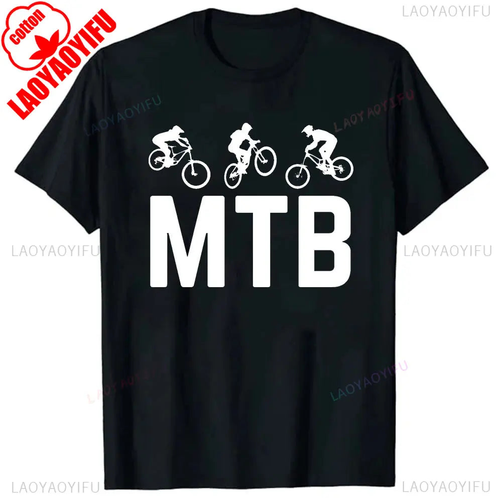 Men Clothing Mountain Bike Cycle Male Tshirts Vintage Downhill Mount Mtb Hombre Tops For Men Fashion Print Tee Roupas Masculinas
