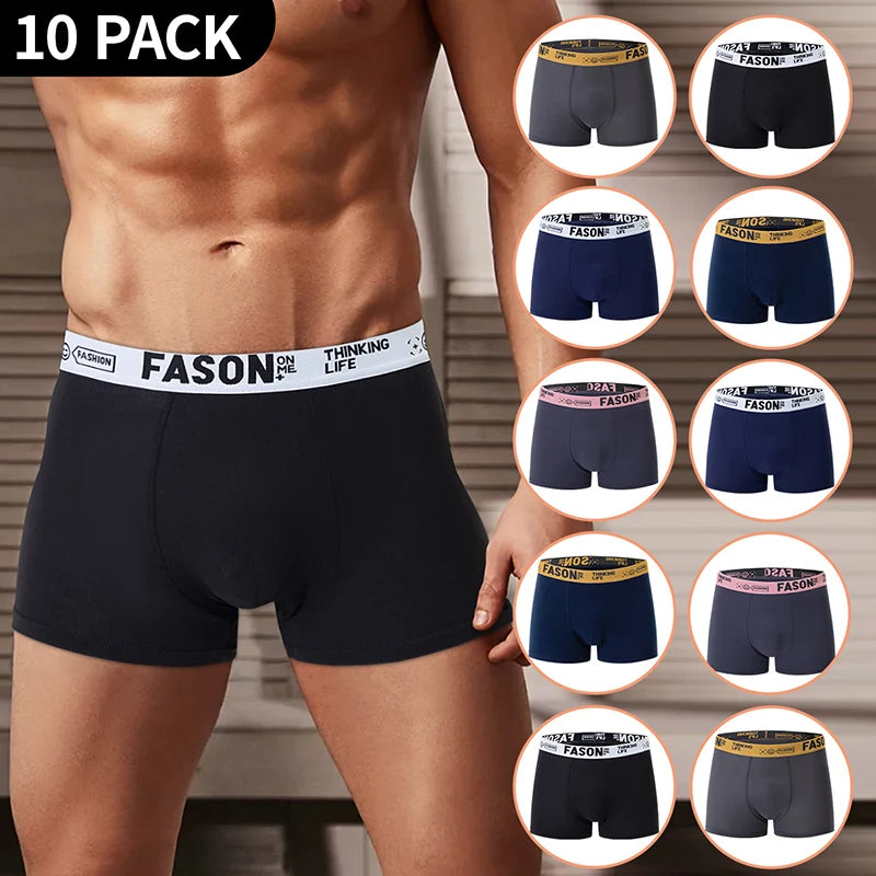 Men And Teens Joker Print Boyshorts Elastic Waist Casual Shorts Multi Color Multi Size Pack Set