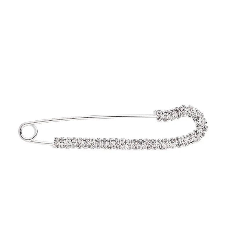 Detachable Metal Pins For Clothing Elegant Clip On Brooches For Women's Sweaters Cardigans Dresses