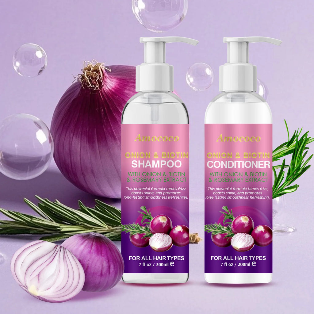 Amococo Shampoo and Conditioner Set - 2 x 200ml Hair Care Duo