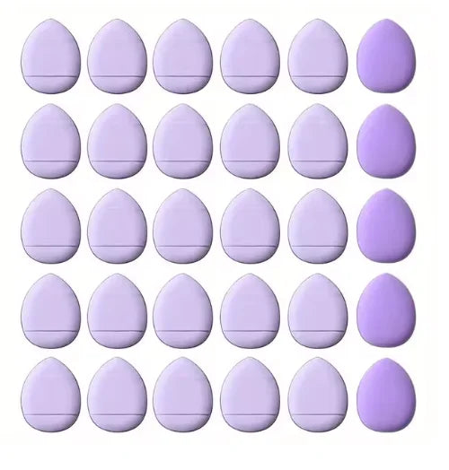 Mini Finger Puff Foundation Sponge Set 5Pcs For Flawless Face Makeup Air Cushion Concealer Tools For Beginners