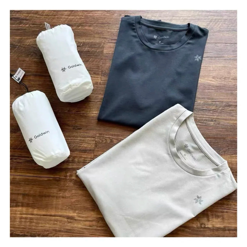 Goldwin outdoor function all-weather composite four-dimensional elastic technology quick-drying short-sleeved T-shirt