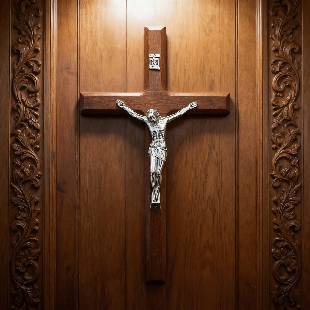 Handcrafted Wooden Cross Wall Décor | Catholic Religious Gift
