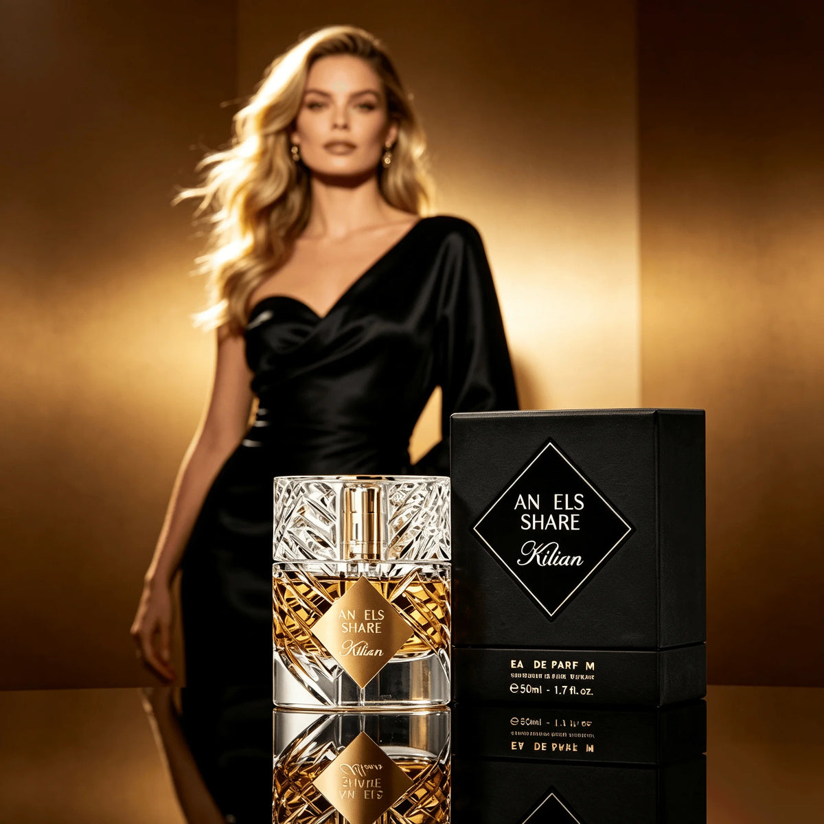 Kilisan Ansgels' Shasre Eau de Parfum 50ml EDP Spray For Men Women Luxurious Warm Cognac Vanilla Fragrance Long‑Lasting Perfume Nuovo Originale Sigillato Sealed Original Box