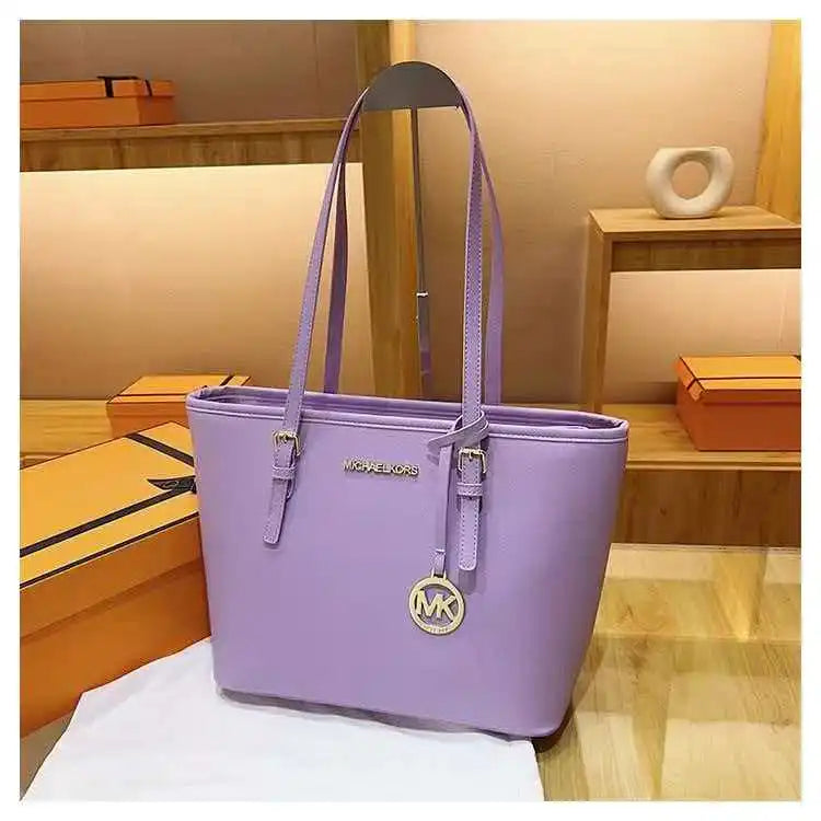 MICHAEL KORS MK Jet Set Travel Fashion Business Lady Extra Small Basket Tote Crossbody Bag