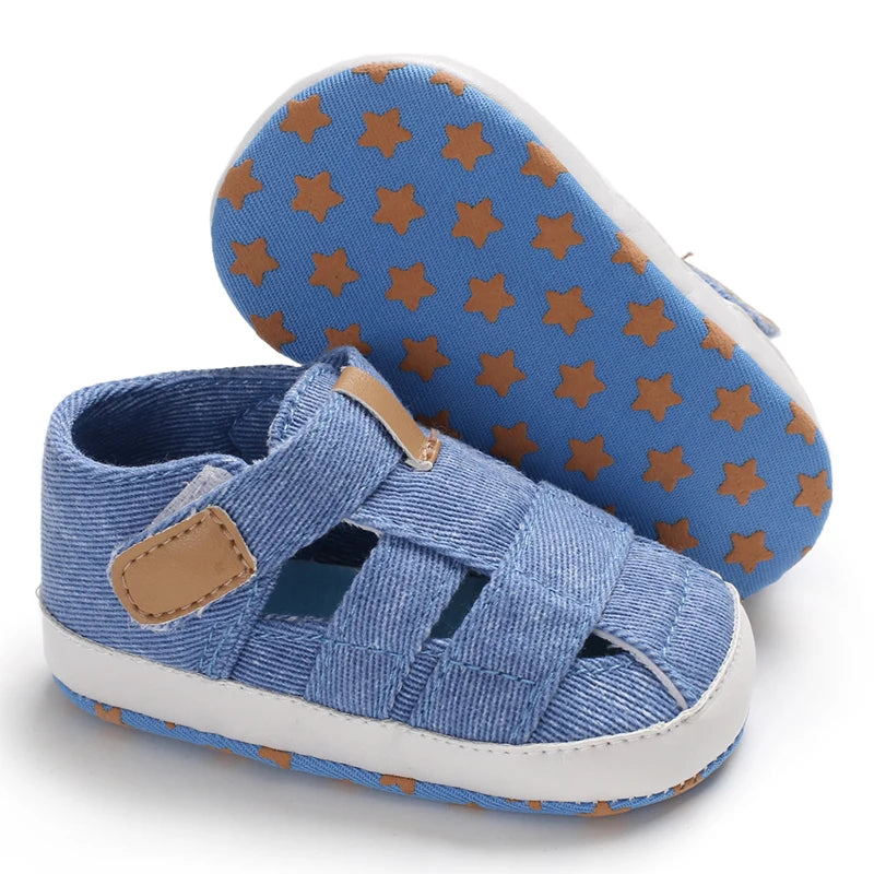Baby Soft Sole Walking Shoes - Lightweight Cotton Anti-Slip 0-18M