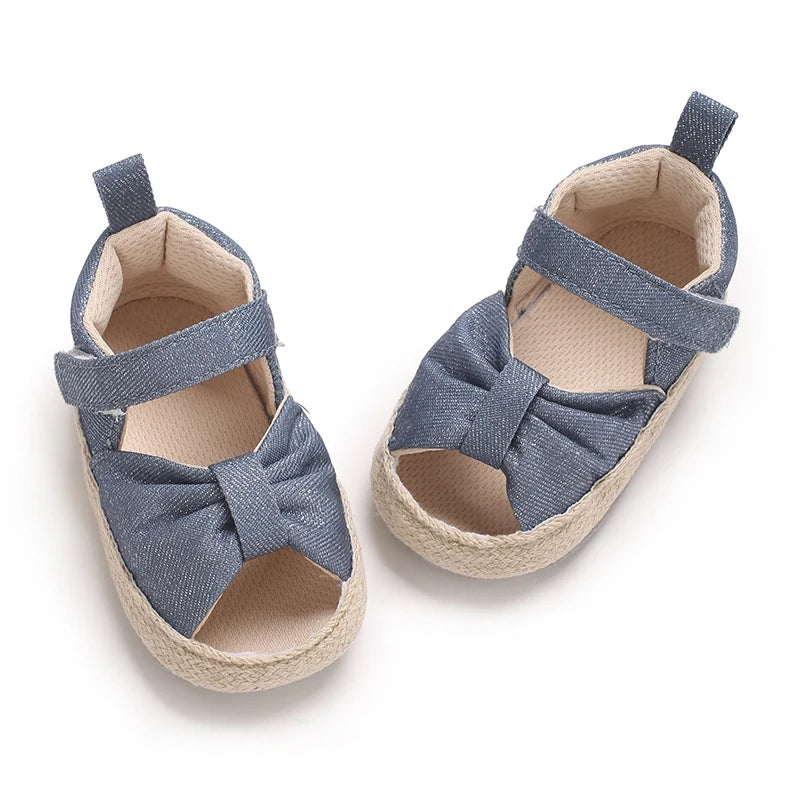 Baby Learning Walk Shoes,Back Zipper Summer Infant Sandals Soft Daily Wear Footwear for Newborn Baby Girls 0-1 Year