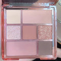 New 7Color Eye Shadow Tray Low Saturation Palette Full Matte Korean Eye Makeup Pigment Eyeshadow Tray Lasting Eye Makeup Palette