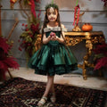 Dreamy Vow D168 Elegant Green Flower Girl Dress Princess Princess Kids Wedding Birthday Festival Party Pageant Formal Gown