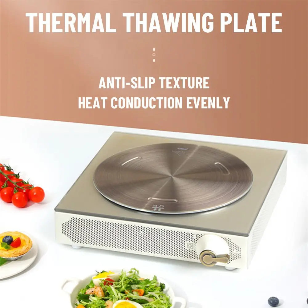 Kitchen Induction Cooker Heat Conduction Plate Stainless Steel Heat Diffuser Ring Plate Induction Cooker Stove Protector Accesso