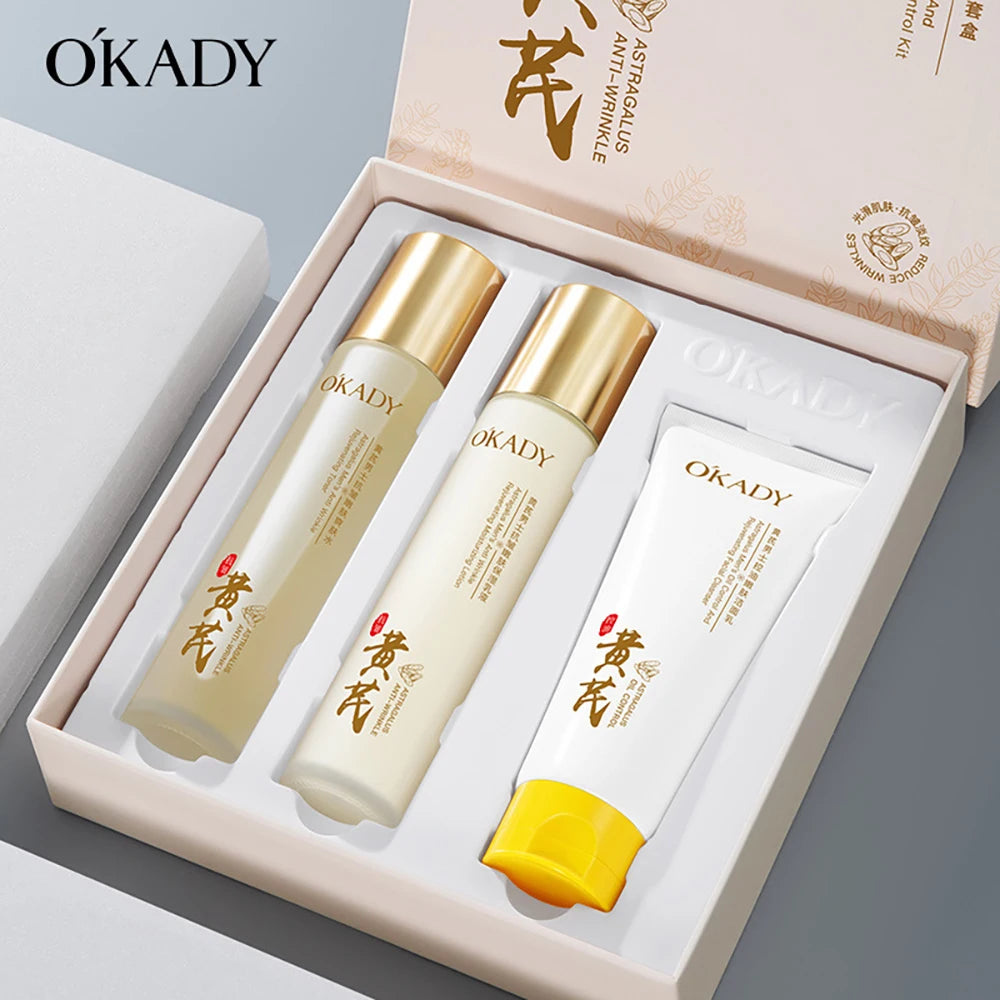 Niacinamide Brightening Beauty Box Improve Dull Skincare Sets Facial Toner Moisturizing Essence Oil Control Lotion Face Cream