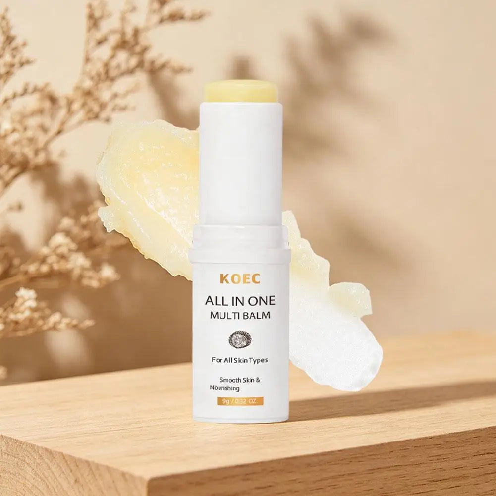 KOEC Multi Balm Stick Nourishing Smoothing Anti Wrinkle Hydrating Face Neck Local Repair Solid Skincare Stick Full Skin Type