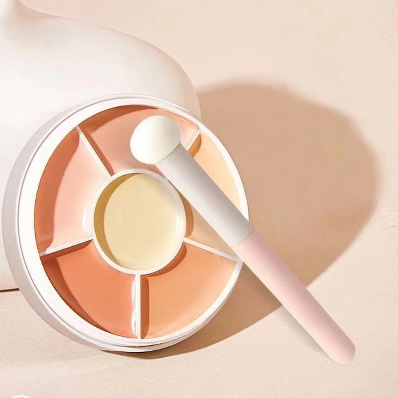 Mantou Concealer Brush Women'S Flawless Makeup Brushes Under-Eye Dense Face Makeup Brush Blending Multi-Functional Soft Bristles