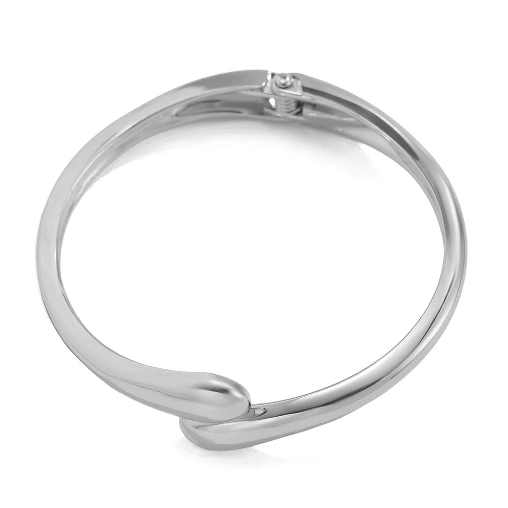 Chunky Twisted Open Cuff Bangle Bracelet for Women