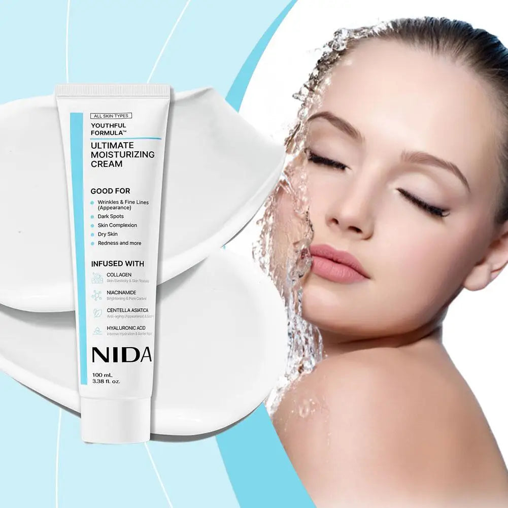 NIDA Moisturizing Face Cream - Multi-Action Rejuvenating 100ml