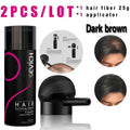 SEVICH Hair Building Fiber Set Cover Sparse Hair Or Bald Spots Hair Loss Regrowth Treatment Keratin Hair Fiber Powder Applicator