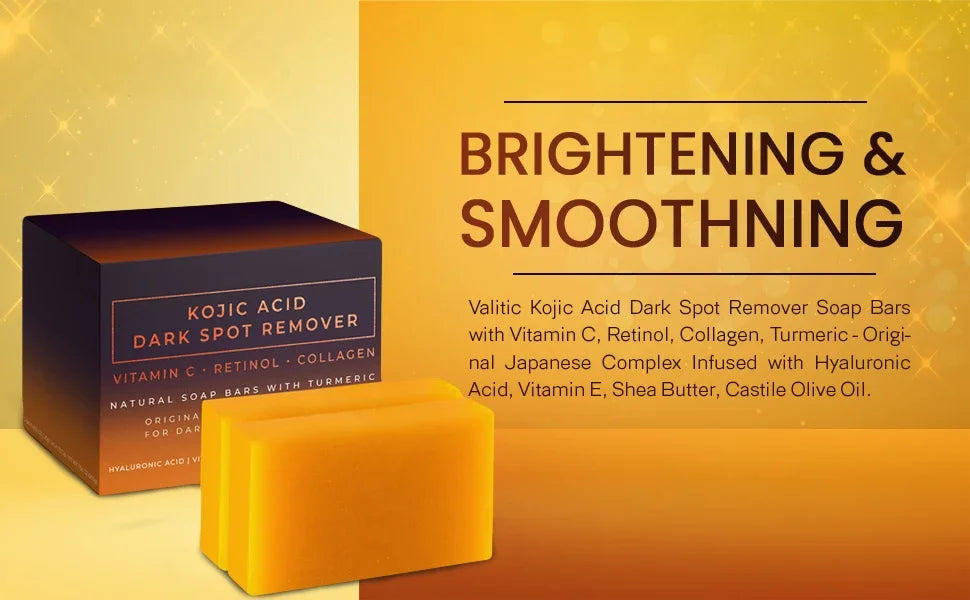 DDBSHIY Kojic Acid Facial Soap - Dark Spot Remover & Cleansing