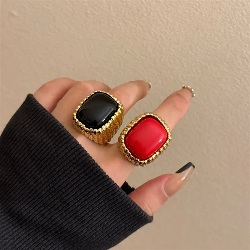 Xialuoke European American Style Design Stud Earringsfor Women'S Men Geometric Chunky Trendy Chunky Jewelry Gifts