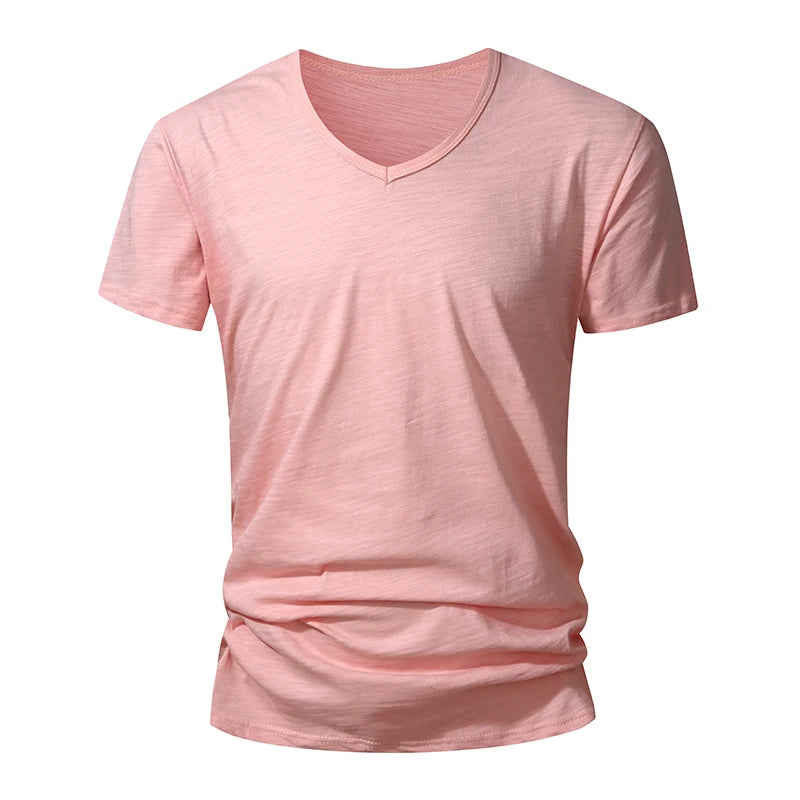 100 Percent Cotton Men T Shirt Soft High Quality Short Sleeve Tee Casual Summer Wear For Men