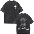 Faith Over Fear Bible Verse Tee For Men By Dshztooma Vintage Batik Print Black Everyday