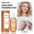 Vanilla & Rose Fragrance Mist Perfume Long Lasting Refreshing Portable Body Spray Gentle Natural Aroma for Women Daily Dating Tr