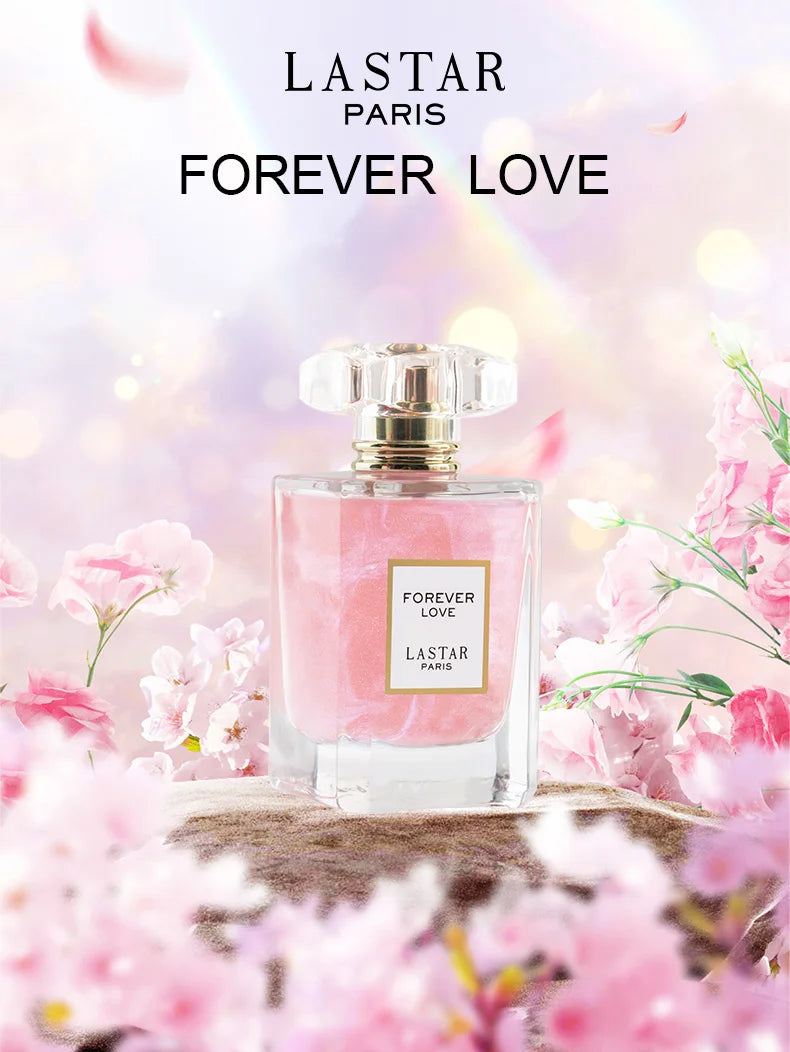 LASTAR Women's Long-lasting Perfume, Two Bottles Totaling 110ml/3.72fl oz, Rose & Jasmine Fragrance, Christmas/New Year Gifts