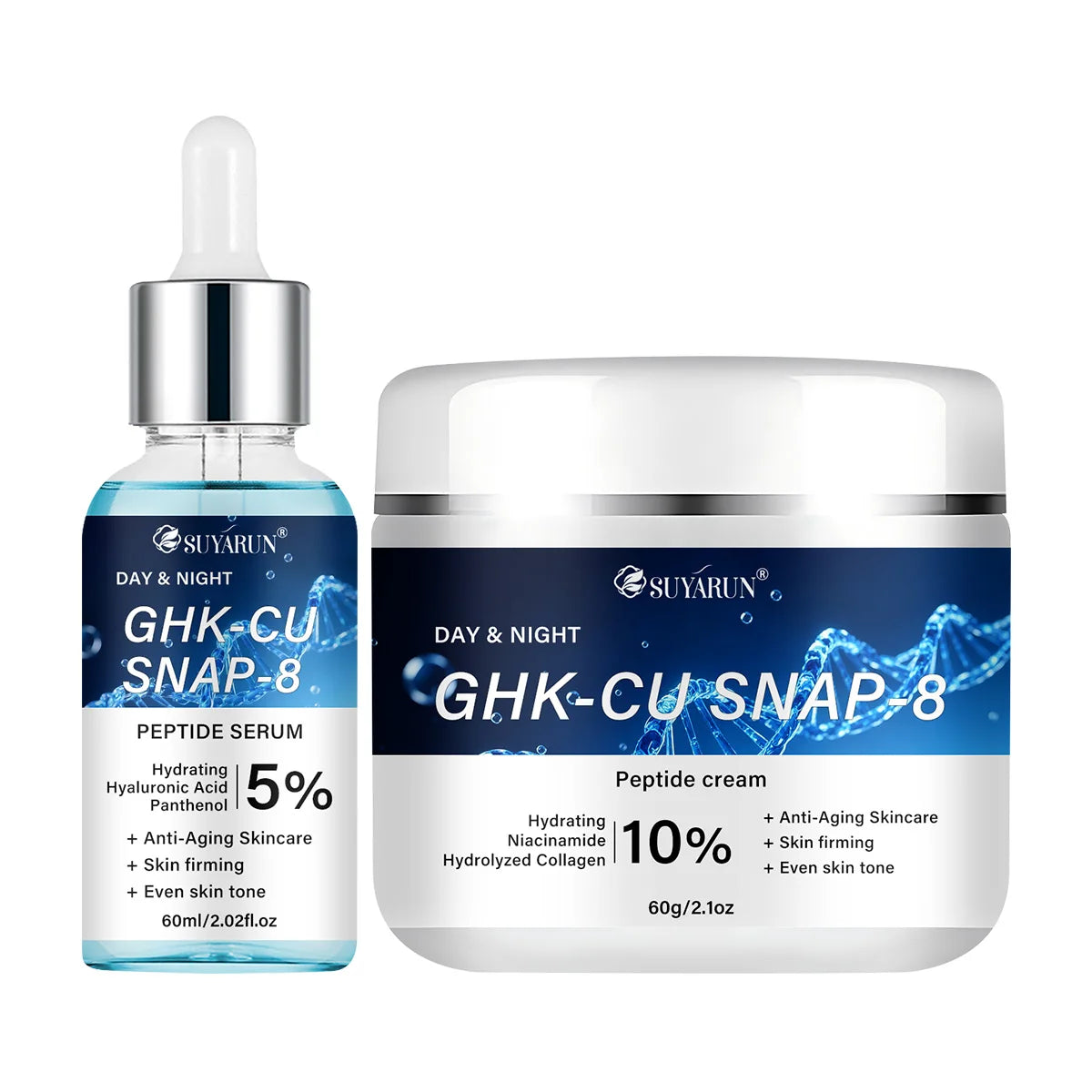 SUYARUN GHK-CU SNAP 8 Cream & Serum Anti-Aging Moisturizer Set