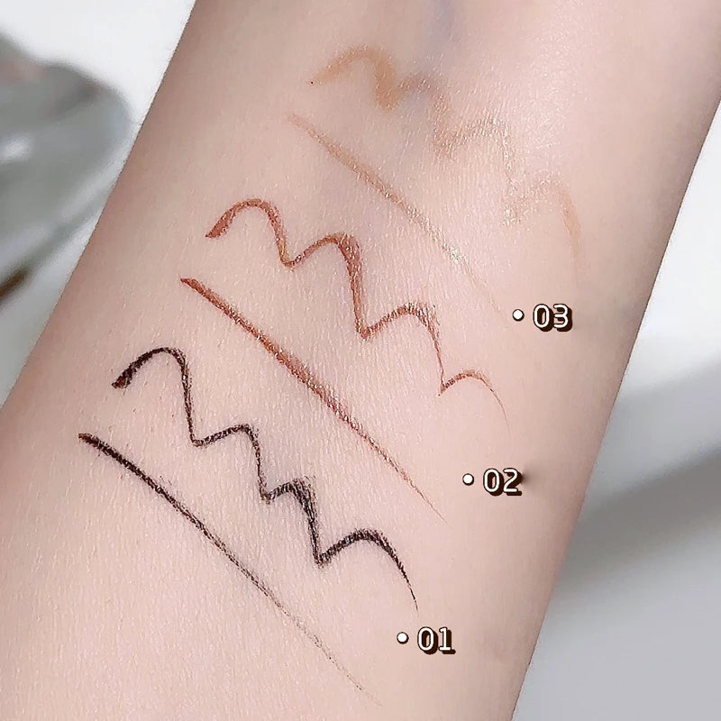 Waterproof Quick-drying Liquid Eyeliner Ultra-fine Matte Smooth Silkworm Eyeliner Beginner-Friendly Create A Charming Eye Makeup