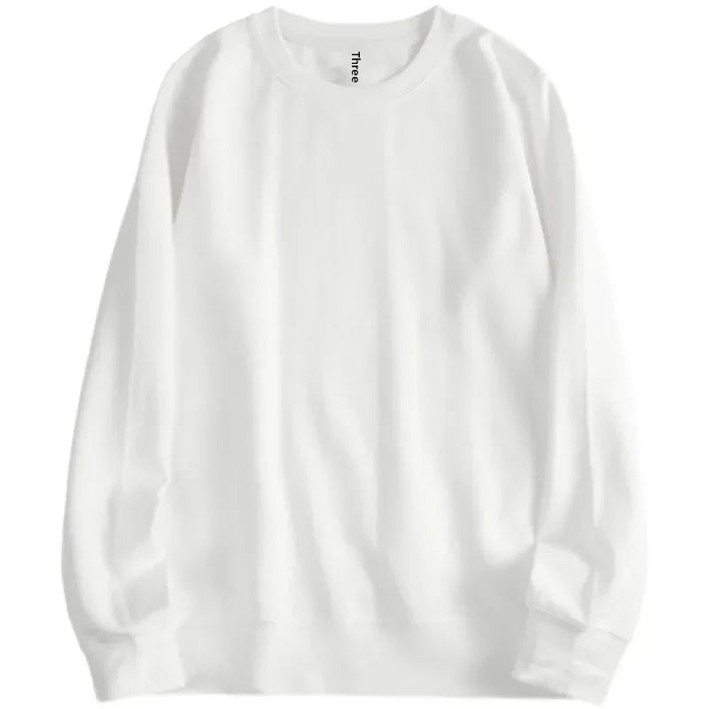 Loose-Fit Long Sleeve Pullover Sweatshirt Silver Fox Fleece Round Neck Top For Men And Women 2023 Autumn Winter New Arrival