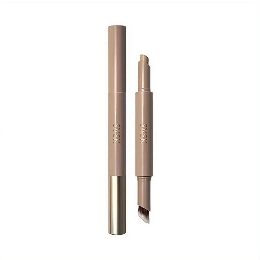 3D Contouring Pen Matte Bronzer Stick Nose Shadow Contour Pen With Brush  Long Lasting Waterproof Cream-Textured Nose Shadow Pen