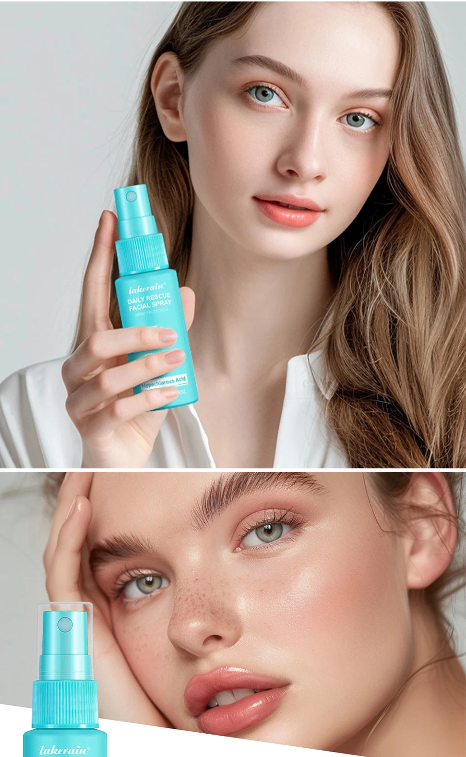 PH Balancing Toner Daily Rescue Facial Spray for Sensitive Skin Hypochlorous Acid Spray Helps Reduce Redness Breakouts Soothing