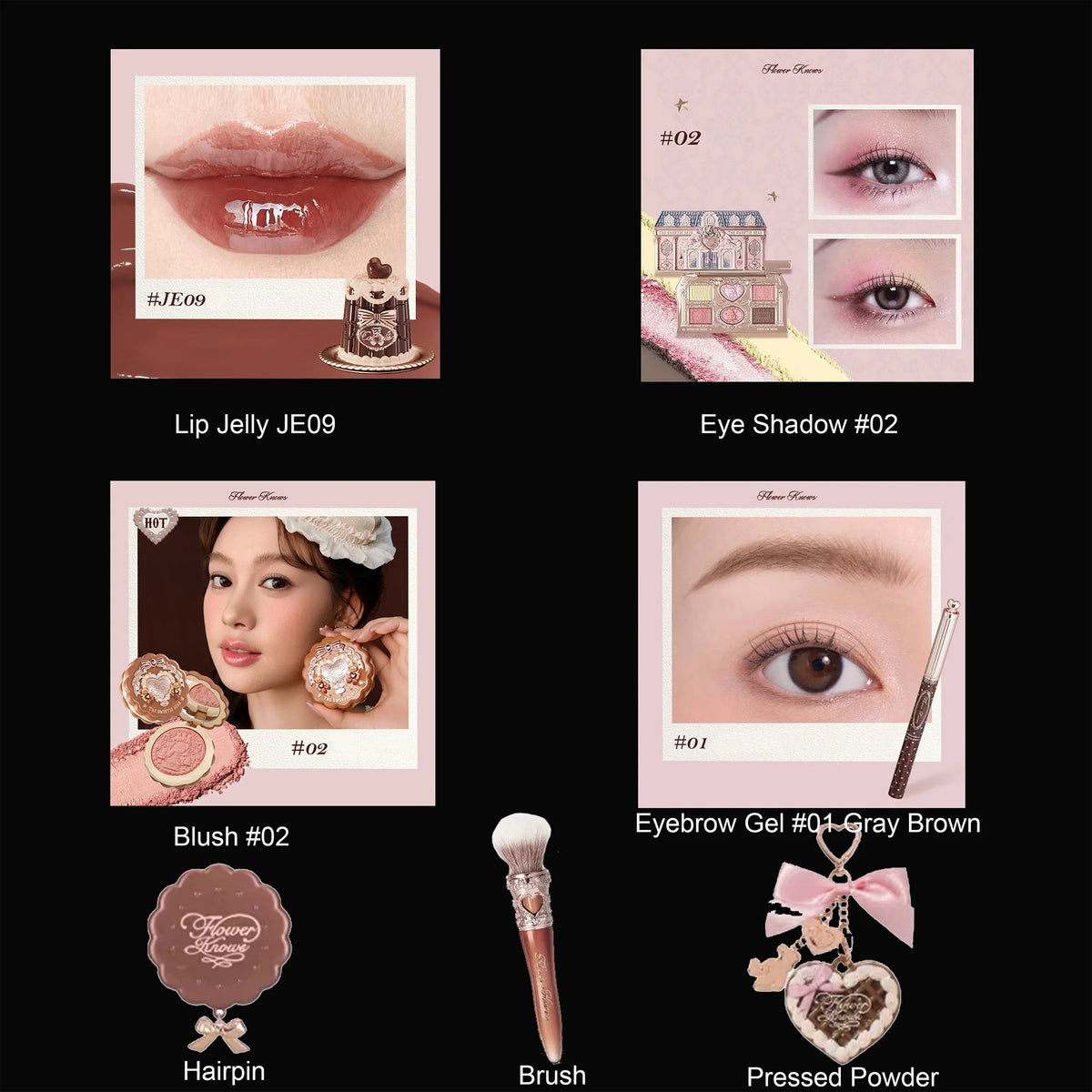 Flower Knows Little Angel Collection Makeup Set - All-in-One Gift Box