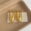 Trending French Metal Sunflower Hoop Earring Texture Elegant Geometry Cheap Earrings Female Fashion Jewelry Woman New