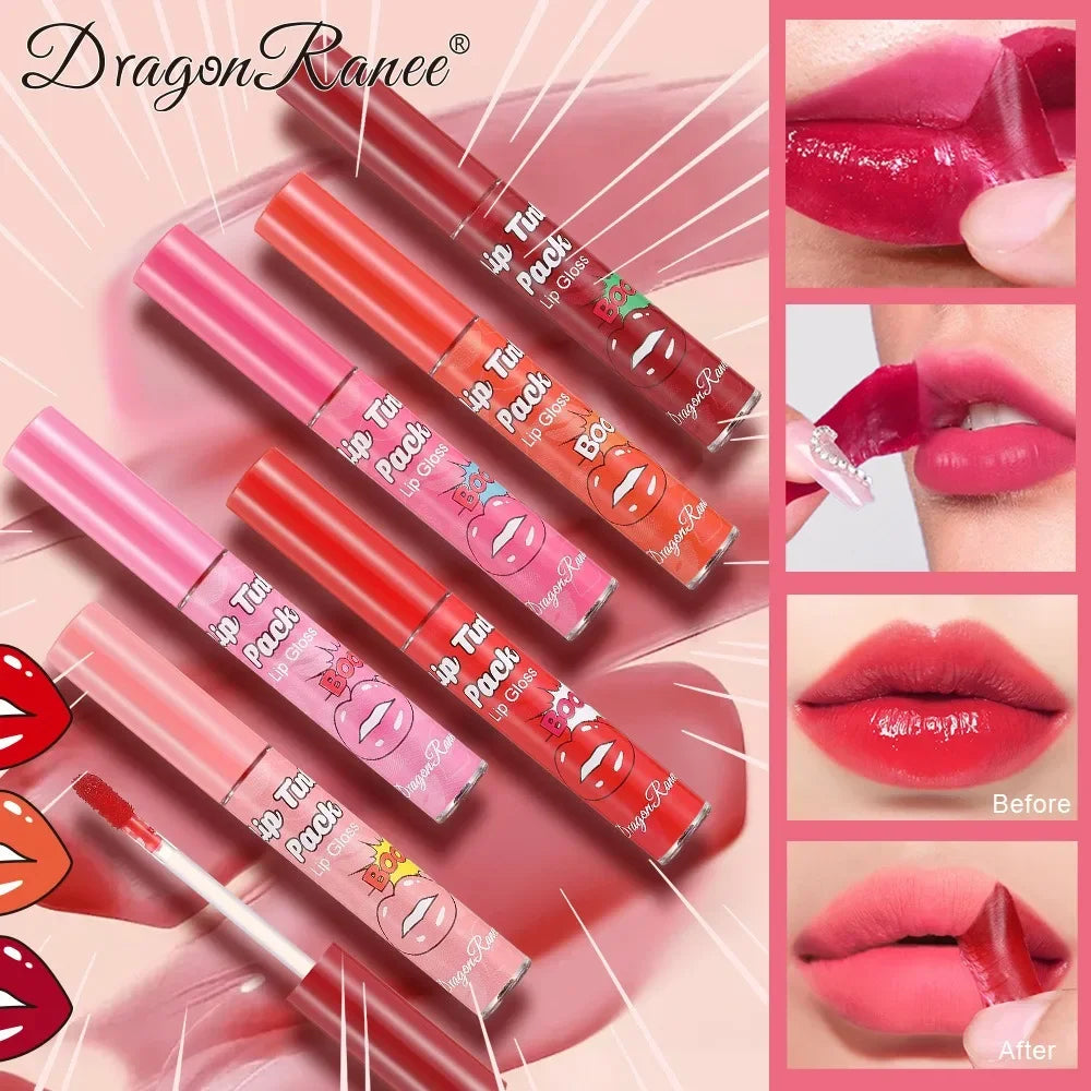 Dragon Ranee Peel-Off Lip Stain - Waterproof Matte Liquid Lip Glaze