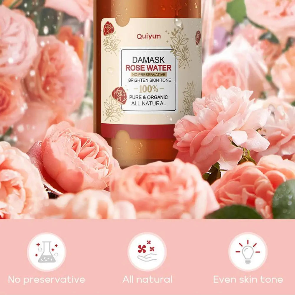 Handaiyan Damask Rose Water Facial Toner - 100ml Natural Hydrosol