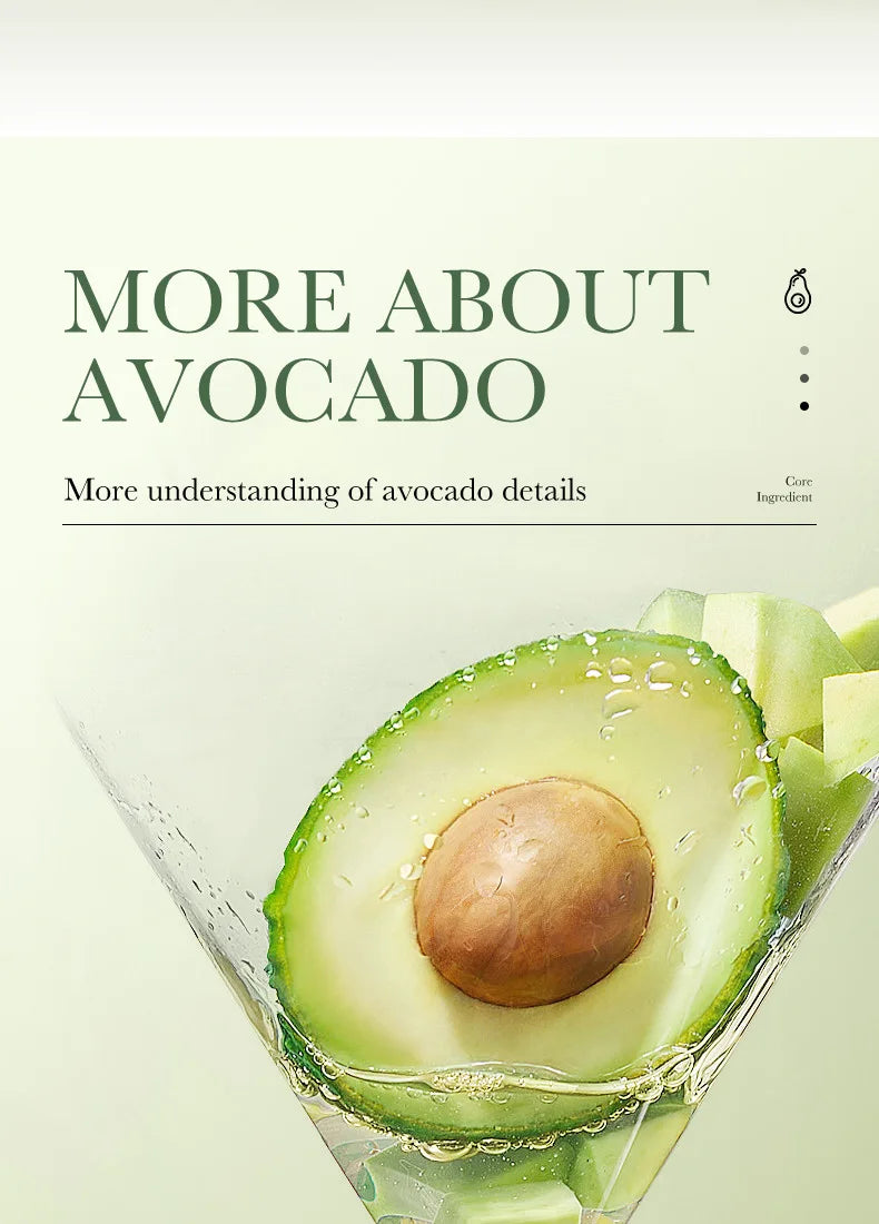 SADOER Avocado Skincare 6-Piece Set - Cleansing, Moisturizing, Care