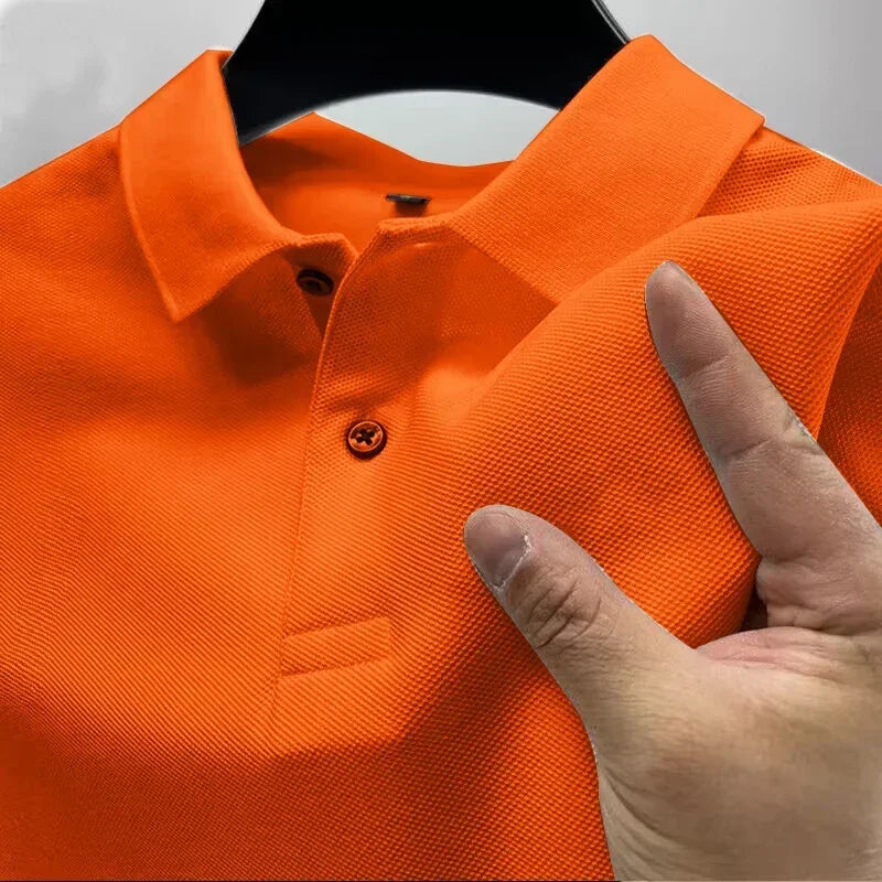 2026HighQuality Breathable Men Polo Shirts Casual Solid Color Short Sleeve Polo Shirt For Men/Women Summer Desiger Gift Clothing