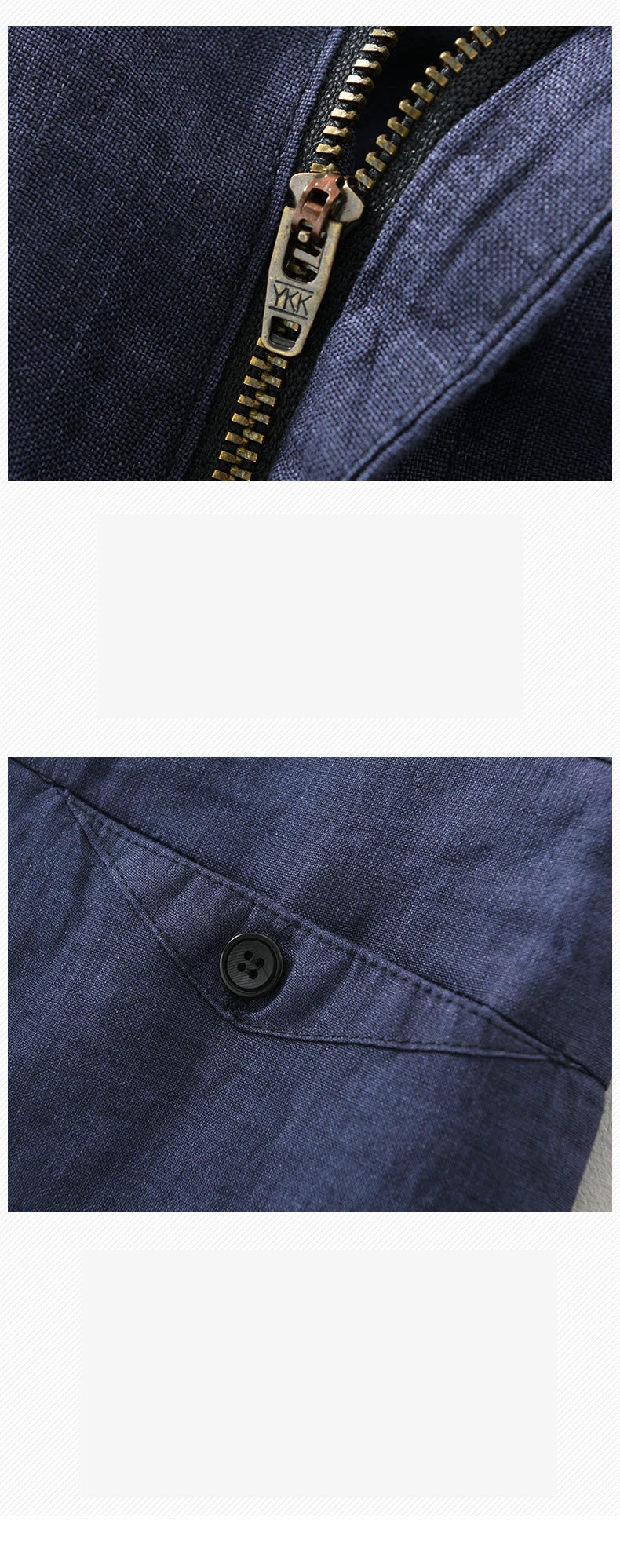 2025 Summer New Breathable Pure Linen Casual Pants for Men Clothing Slim Streetwear Men Ankle-length Pants EC1333
