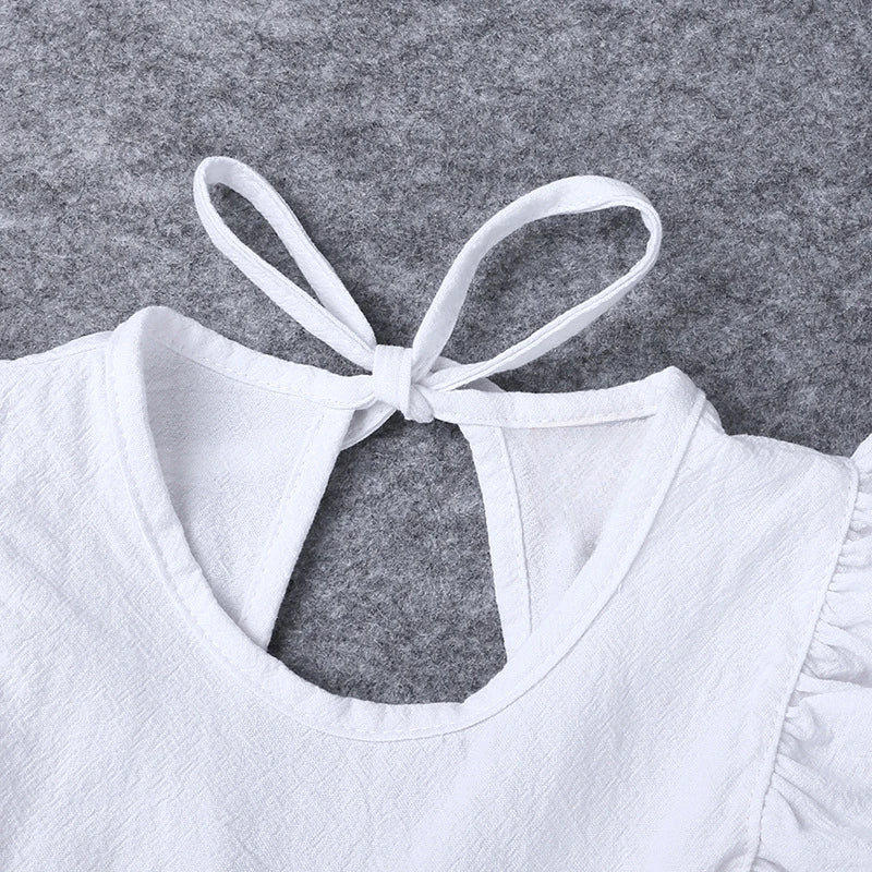 Girls Ruffle Princess Sundress  | Cotton  Party Dress