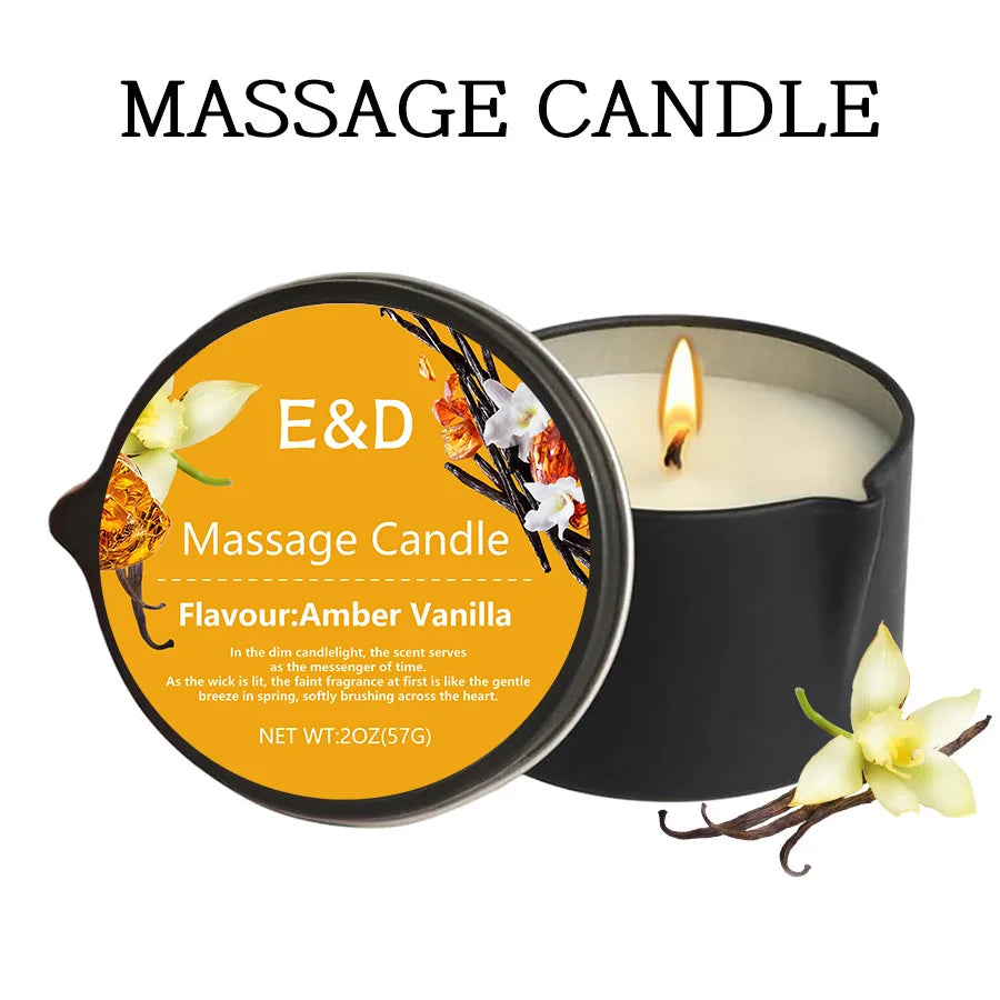 Massage Oil Candle By Sm Product Luxury Aromatherapy For Stress Relief And Skin Moisturizing For Home Spa Lovers