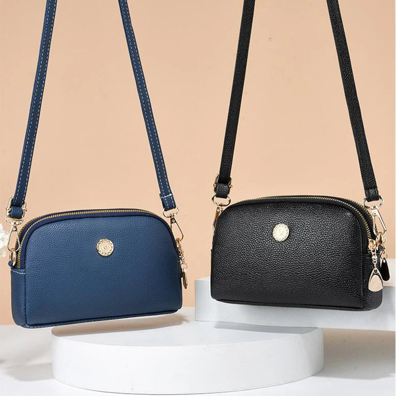Crossbody Shoulder Bag High Quality PU Leather Small Handbag Summer Women's Luxury Design Shell Bag Female Crossbody Bag Tote