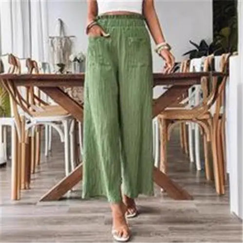 Bohemian Pure Color Side Slit  Skirt Women's Fashion Summer New Arrival Cross-Border mid Waist H-Shape PVC Fabric Skirt